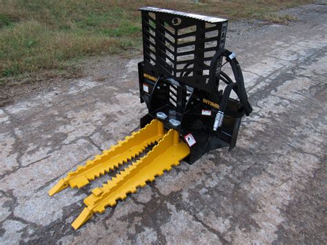 skid steer attachment tree puller|danuser intimidator tree puller.